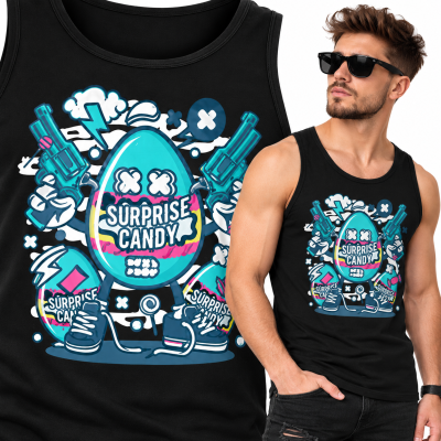 TANK TOP ANIMOWANY  SURPRISE CANDY